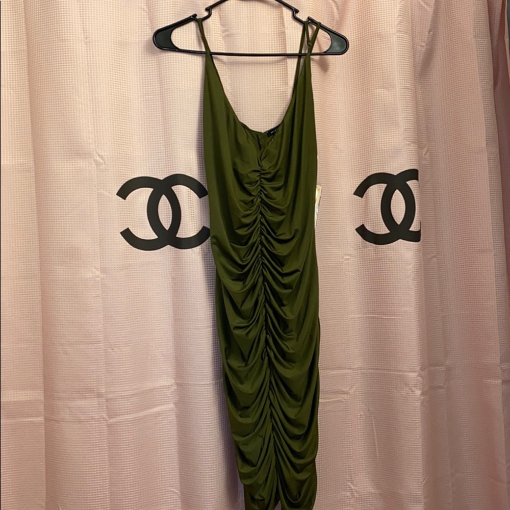 Olive green Bodycon dress